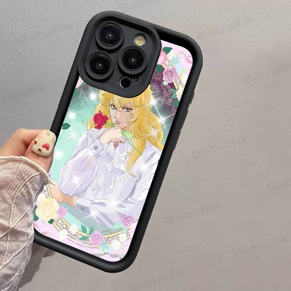 Classic Anime The Rose Of Versailles Phone Case For IPhone 17 16 15 14 13 12 11 Pro Max Mini Plus Soft TPU Back Cover