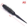 Black Curly Round Roll Hair Brush Nylon Professional Comb Salon Barber Hairbrush