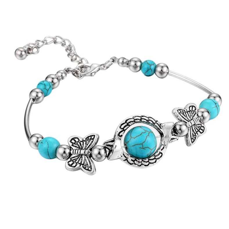 Резной браслет-бабочка для женщины, цепочка, украшение на запястье, подарок на день рождения ADM