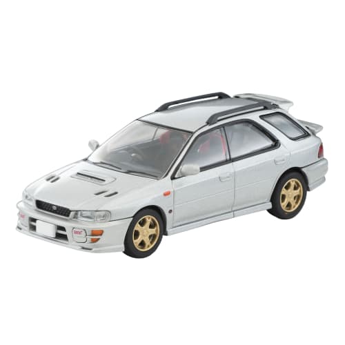TOMYTEC Tomica Limited Vintage Neo LV-N281c Subaru Impreza Pure Sports Wagon WRX STi Ver.V Silver 1998 Model (Assembled)