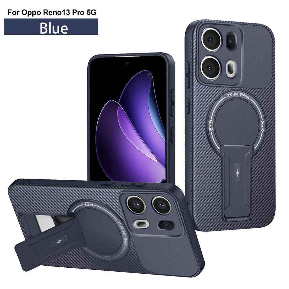 Противоударный чехол-броня с подставкой и магнитным держателем для OPPO Reno 13 13F Reno13 Pro Reno13F 5G с поддержкой беспроводной зарядки Magsafe