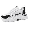 New Men's Casual Sport Shoes Breathable Vintage White Sneakers Autumn Popular Thick Bottom Trendy Shoes For Motorcycle