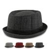 Осенне-зимняя шляпа Мужская британская ретро джазовая шляпа Котелок Классическая клетчатая шляпа