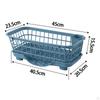 Basket Bowl Drying Holder, Dish Drainer Rack, Over The Sink Rack for Plate