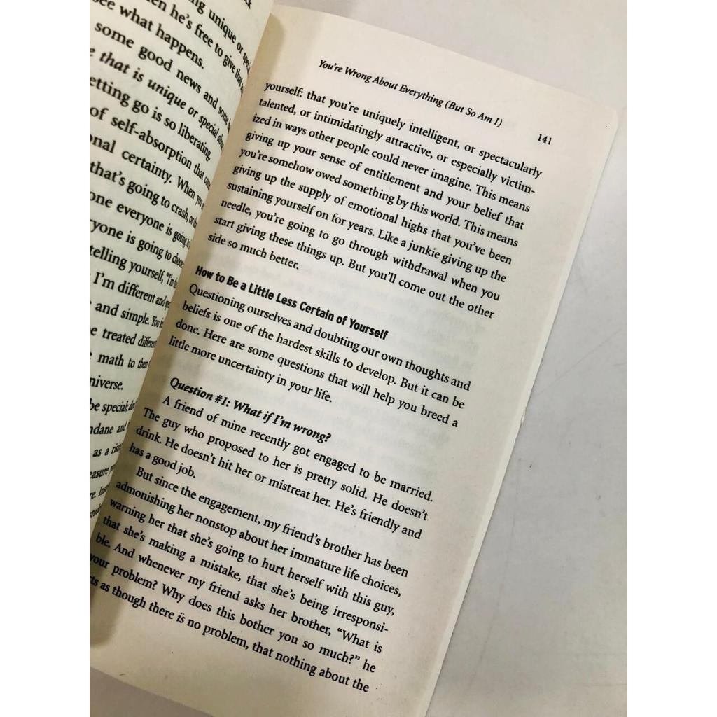 The Subtle art of not giving a fack book - By Mark Manson  Used  Book JL164637953186