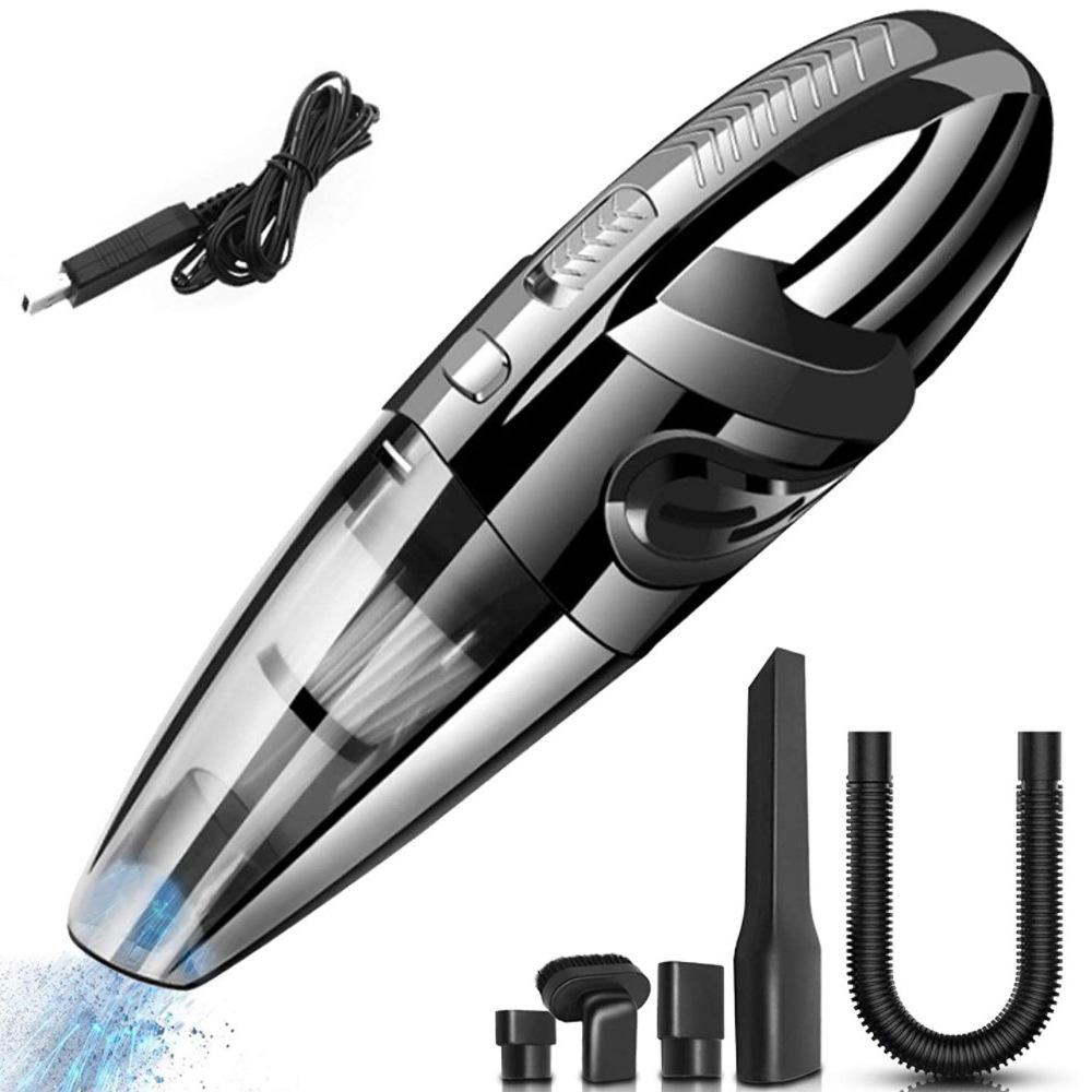 High-Power 120W Wireless Handheld Vacuum Cleaner for Car & Home - Rechargeable, Dry/Wet Large Suction