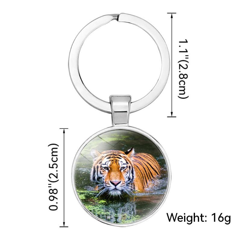 Модный брелок с дизайном тигра, подходящий для коллег, друзей, семьи и