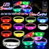 20-200Pcs Customize Led Bracelet Music&Sound Control Bracelet Glow Luminous Wristband for Wedding Birthday Concert Party Supples