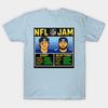Мужская черная футболка с принтом Cam Skattebo Jaxson Dart Стиль Nba Jam Футболка Печать на бумаге для термопереноса без вырезания Хлопковая футболка