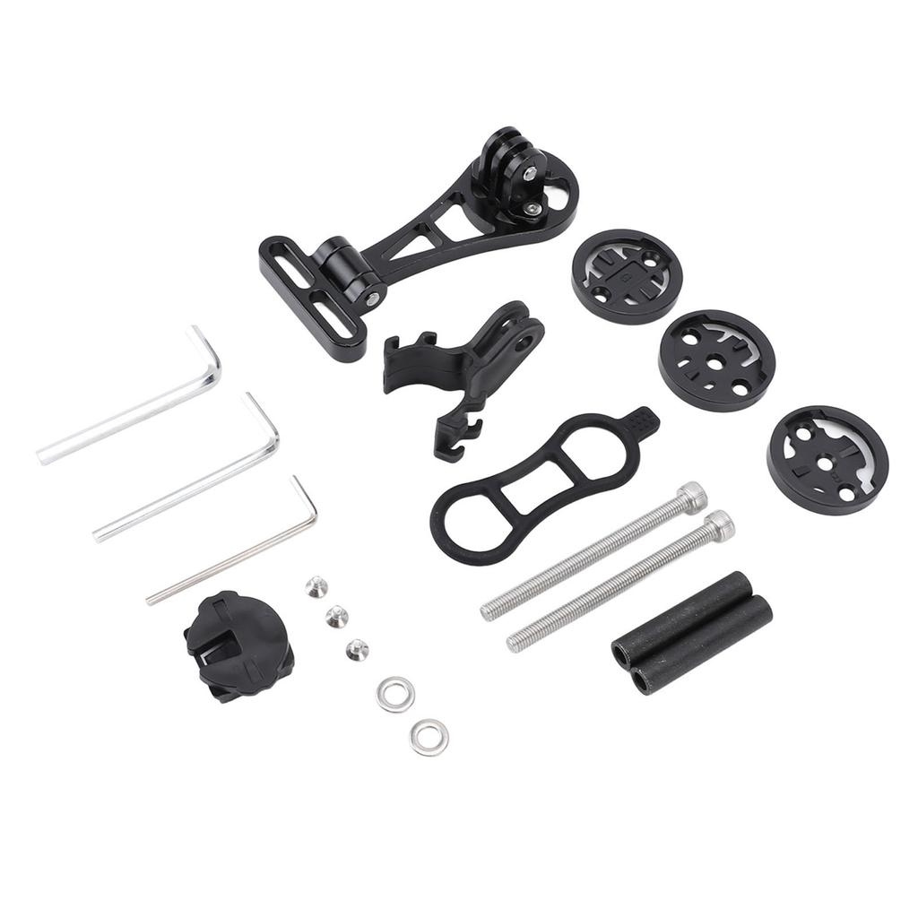 Out Front Cycling Computer Mount Adjustable Out Front Handlebar Mount Compatible for Action Camera