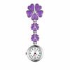Lancardo Nurse Watch, Pocket Watch with Clip, Flower Petal Design, Women's Analog Watch, Cute Gift