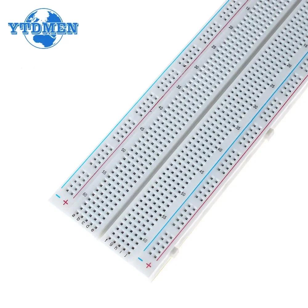 1PCS 400/830 Points Breadboard MB-102 Solderless PCB Test Boards 400 Hole Bread Board MB102 Test Develop DIY