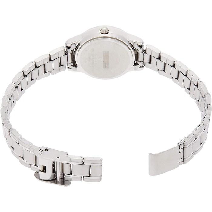 [Citizen Q&Q] Watch Analog Waterproof Date Metal Band D011-204 Women's White Silver