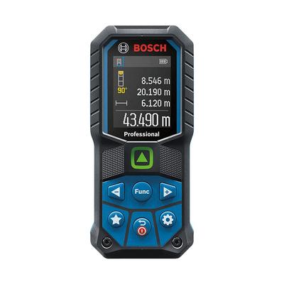 Профессиональный дальномер Bosch с зеленым лазером, работающий от 2 щелочных батареек типа АА (основной корпус, сумка, в комплекте) GLM50-23G [Подлинный]