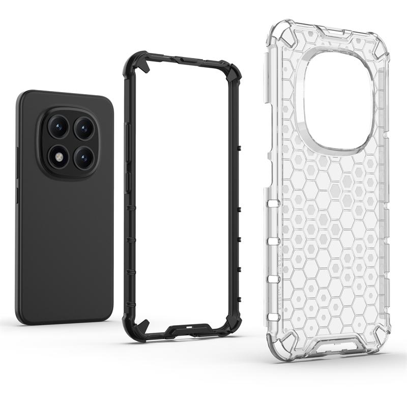 Transparent Case For Redmi Note 15 Pro Plus Honeycomb Armor Case Redmi Note 15 Pro Plus Cover For Redmi Note 15 Pro Plus Case