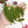 Wholesale Artificial Pine Branches Green Plants Pine Needles Fake Plants Flower DIY Xmas Tree Garland Xmas Navidad Party Decors
