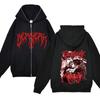 Berserk Sweatshirt Full Zip Jackets Y2k Hoodies Casual Sweatshirts Anime Print Coat Autumn Fleece Clothing Guts Hooded for Men