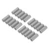 20 Pcs Hex Coupling Nut M6x1 L25mm Stainless Steel Threaded Rod Connectors for Bolts Studs Mechanical Screws