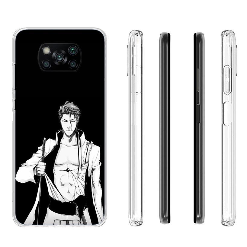 Bleach Aizen Sousuke Case Phone Cover for Xiaomi Redmi Note 10 9 9S 8 8T 7 5 Pro Mi 12T 11T 10T 9T 12 11 Lite A3 A2 Trend Fundas