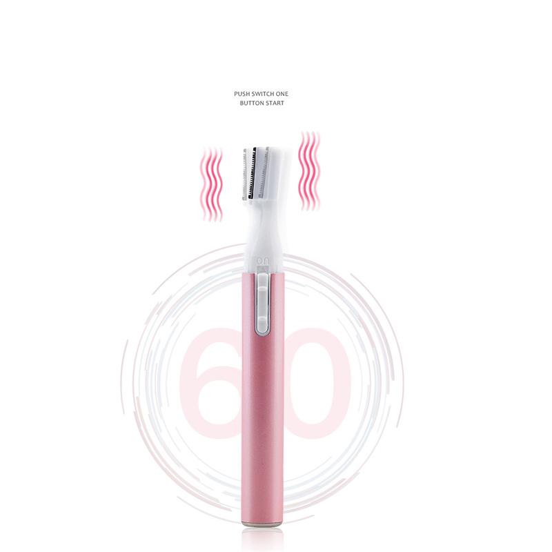 Портативный электрический триммер для бровей, средство для удаления волос, лезвия для бритвы, косметический набор для макияжа, эпилятор