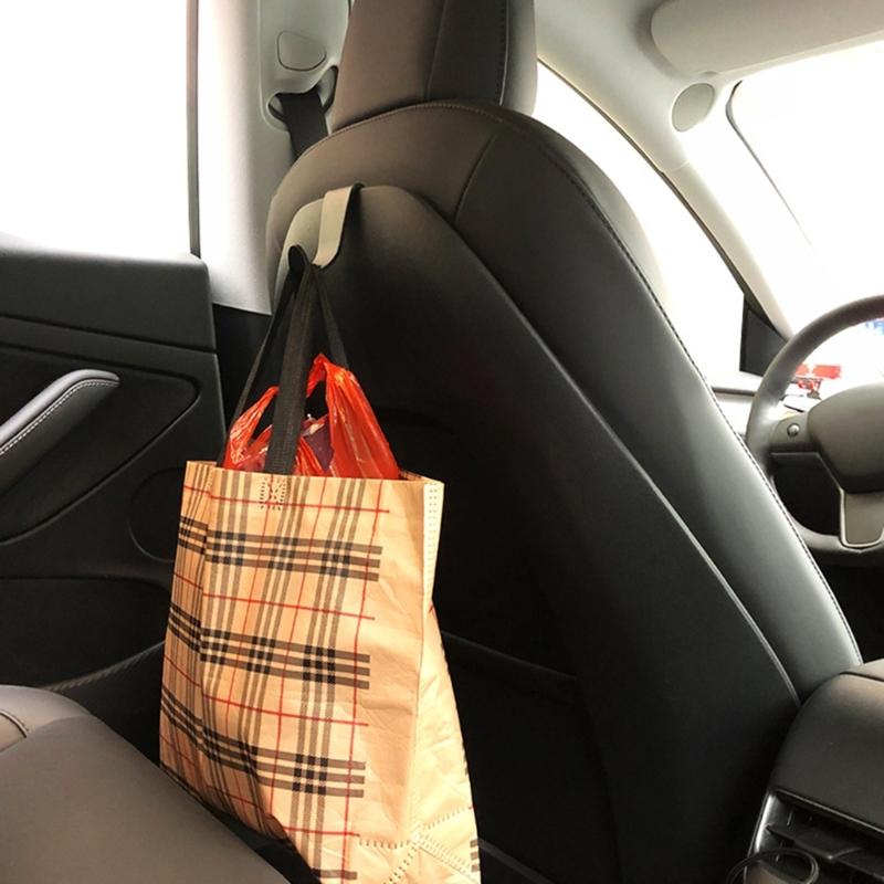 Крючок на подголовник автомобильного сиденья, Крючки-вешалки для автомобильных сидений, Органайзеры для хранения, Аксессуары для интерьера для Model 3/Y/X/S, Крючок для одежды