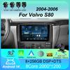 Автомобильный радиоприемник Android 14 Carplay Auto 2K экран мультимедийный проигрыватель для Volvo S80 2004 2005 2006 2 din автомагнитола стерео