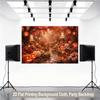 1 piece of 2D flat background cloth Halloween-themed pumpkin light scene background bannerzyc