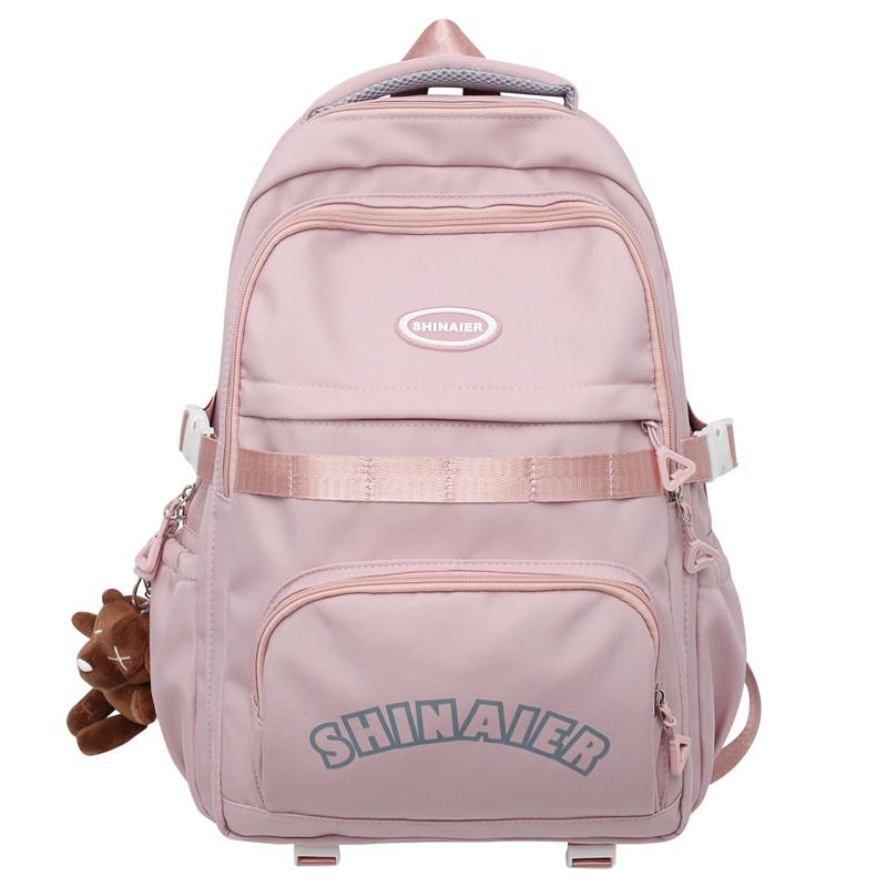 Рюкзак для ученика средней школы, женский нейлоновый рюкзак, мужской рюкзак с принтом в виде букв