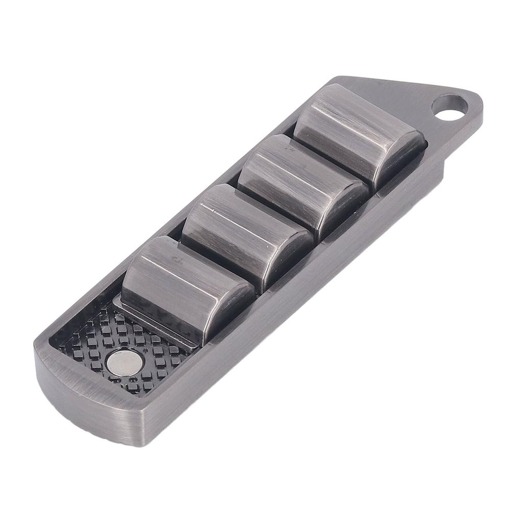 Pea Pod Magnetic Slider Toy Adult Metal ADHD Autism Anxiety Stress Relief Push Slider Sensory Toy