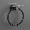 1/2Pcs Bathroom Towel Ring Holder Stainless Steel Bathroom Round Towel Ring Wall Mount Round Bathroom Shelf Bathroom Accessories