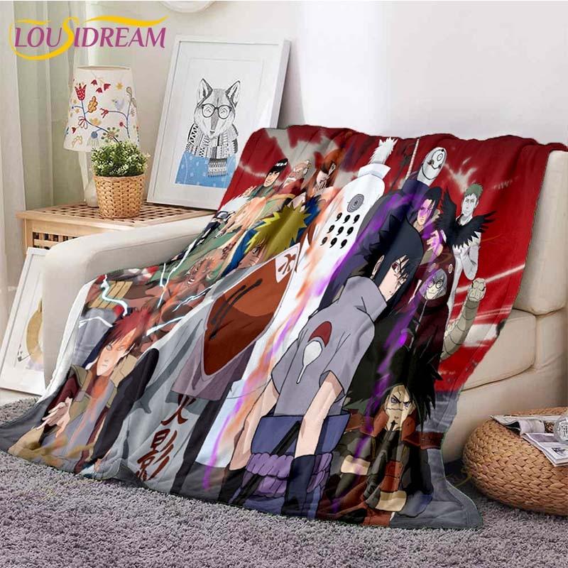 Одеяло Наруто, одеяло с рисунком Наруто, пододеяльник для дивана, дорожное постельное белье, фланелевое одеяло, покрывало