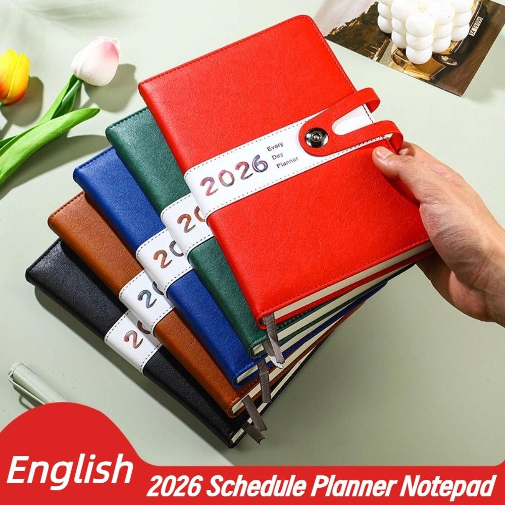 12 Months A5 Agenda Planning Notebook Wear-resistant To-do List Notebook Student