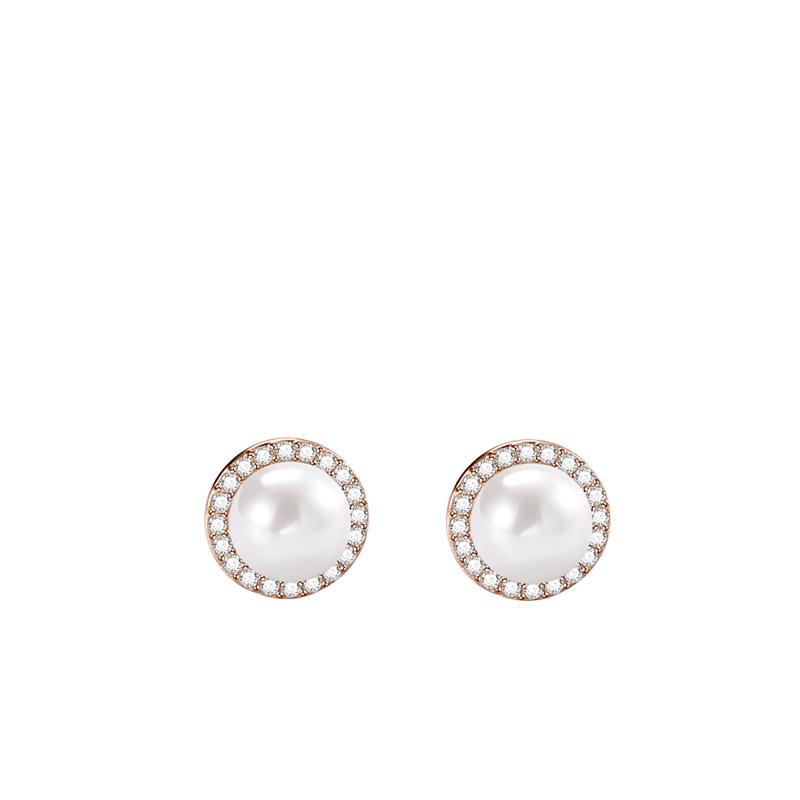 Новые серьги-гвоздики с жемчугом, высококачественные серьги, легкие роскошные серьги Ins, ювелирные изделия с нишевым дизайном