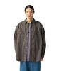 Organic Cotton Ombre Check Shirt Long Brown CH SH-25AU005, Sleeve, Men's/Women's, XL,