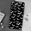 Goth Vampire Bat Gothic Case For iPhone 12 13 Pro Max X XS XR Plus Case For iPhone 11 14 15 16 Pro Max Coque