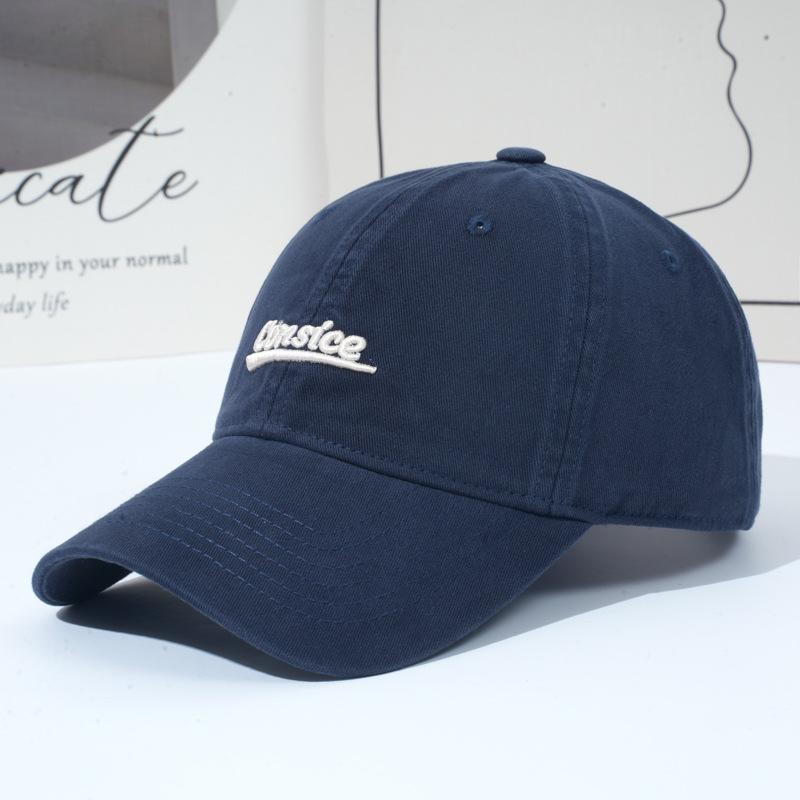 Hat Women's New Soft Top Baseball Cap Versatile Big Head Circumference Deepened Sunshade Sunscreen Cap