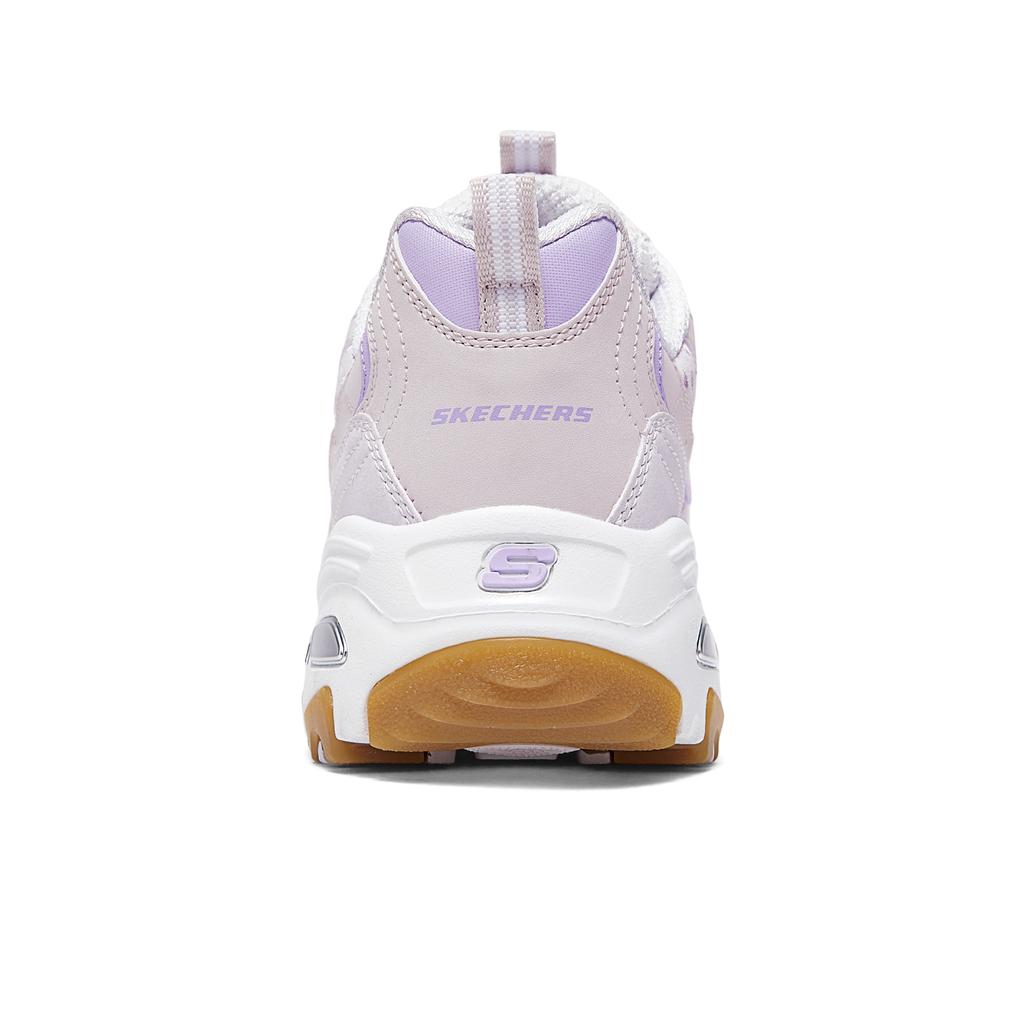 Skechers DLites Модные Низкие Беговые Кроссовки Женские Кроссовки Розово-Фиолетовые 150547-LAV