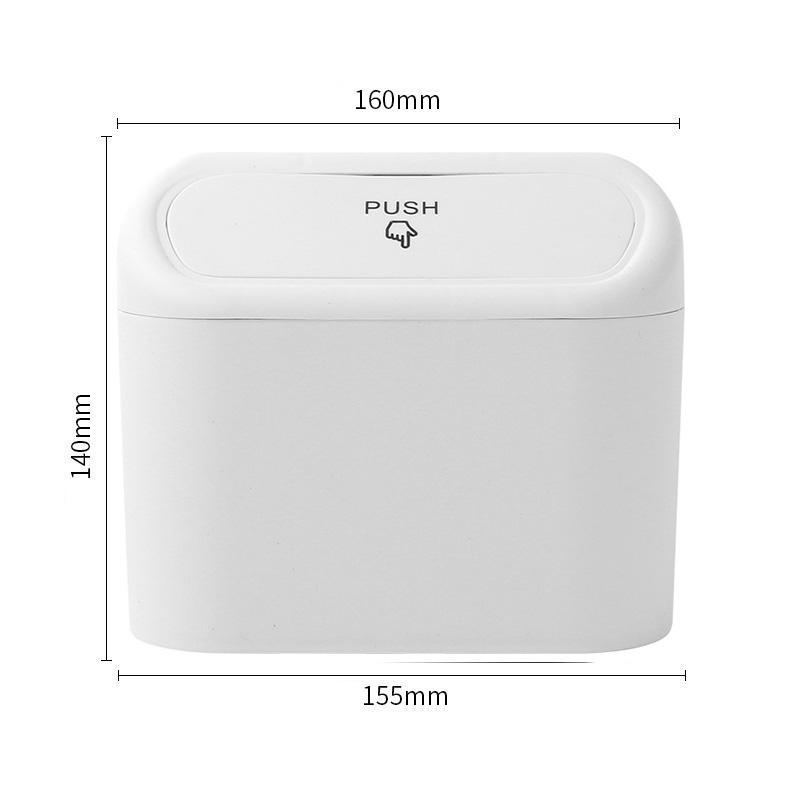 Автомобильное мусорное ведро Универсальное подвесное мусорное ведро на дверь автомобиля Маленькое мусорное ведро-ракушка Контейнер для мусора в автомобиль Такси мусорное ведро Автомобильное хранение