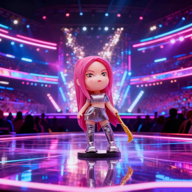 Новая Аниме Kpop Охотники на Демонов Фигурка Игрушка Мультяшная Руми/Мира/Зои Фигурка Действия ПВХ Украшение для Рабочего Стола Модель Кукла Игрушка Подарок для Фанатов