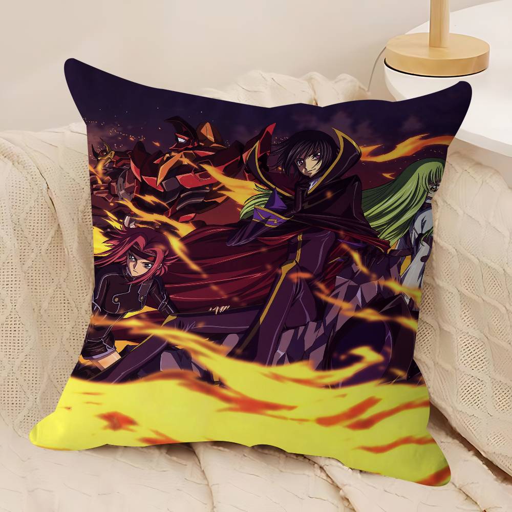 C-Code G-Geass Anime Maple Design Cushion Cover Happy Autumn Harvest Decor Holiday Decorati Pillow Cover