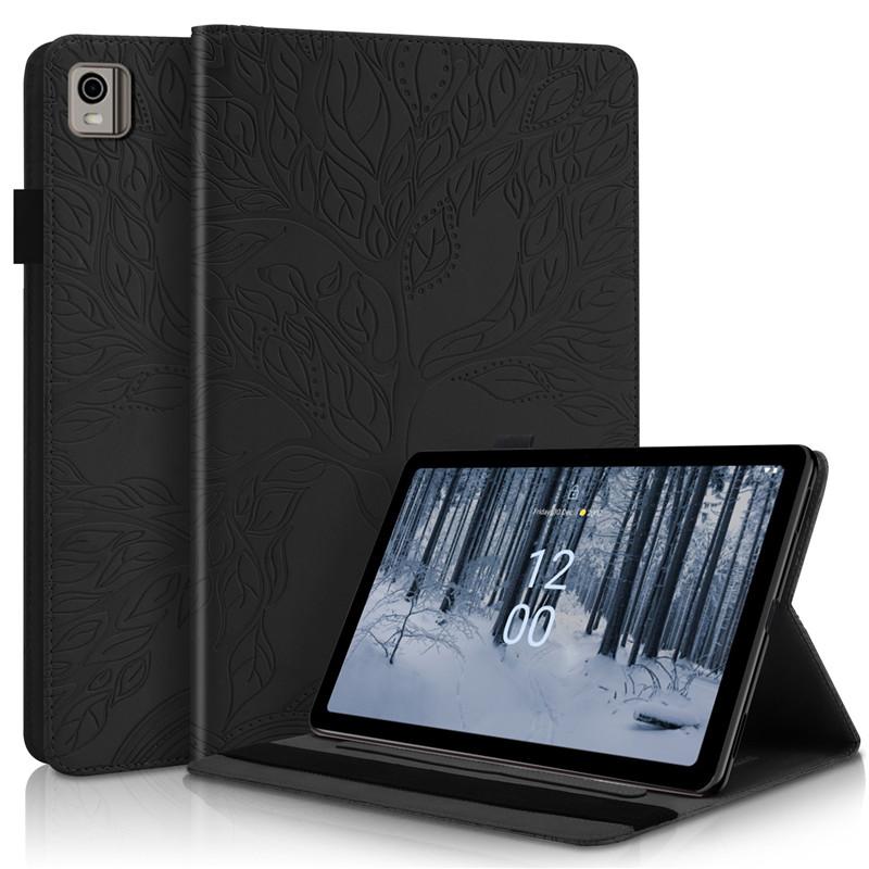 Coque for Nokia T21 Case 10 4 Inch Embossed Tree Leather Flip Cover for Funda Nokia T21 2022 Nokia T 21 Tablet Case 10.4"