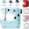 Mini Beginner Sewing Machine 2 Speed Embroidery Stitch Heavy Duty Quilting Easy To Use Portable Sewing Machine For Crafting And Home Projects