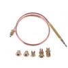 Practical Brasses Gas Grills Thermocouple 150cm Temperature Detectors with M 9 1 Nut for Commercial Burners