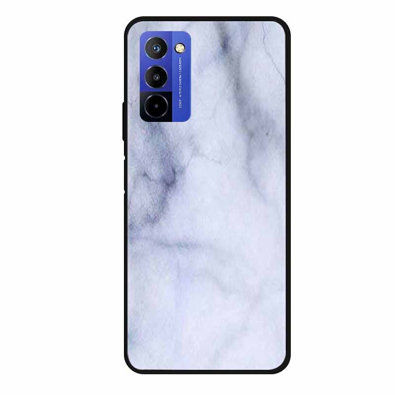 Чехол для Wiko 10 Мраморный 6.75" ТПУ Мягкий Силикон Задняя Крышка Чехол для Телефона для Wiko 10 Wiko10 Coque Мультяшный Ударопрочный Противоударный Funda