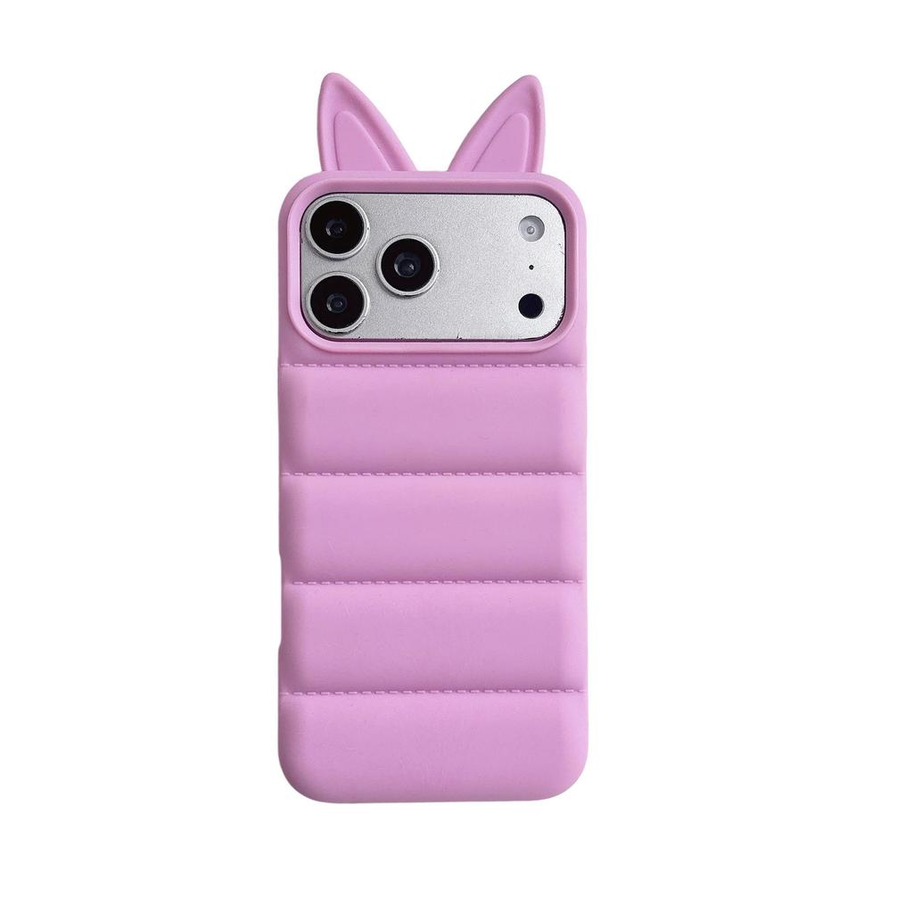 3D чехол для телефона с ушками лисы и ангельскими крыльями для iPhone 14/13/12/11 Pro Max
