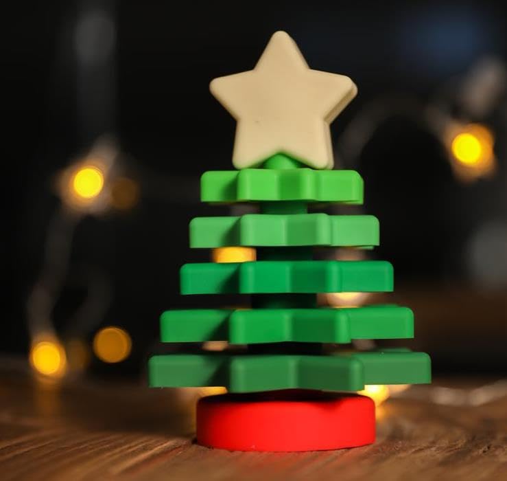 Рождество Рождество ребенок строит своими руками развивающая рука интерьер укладка 0 лет 1 год 2 года дерево, подарок, игрушка, детский товар, игрушка, блок,