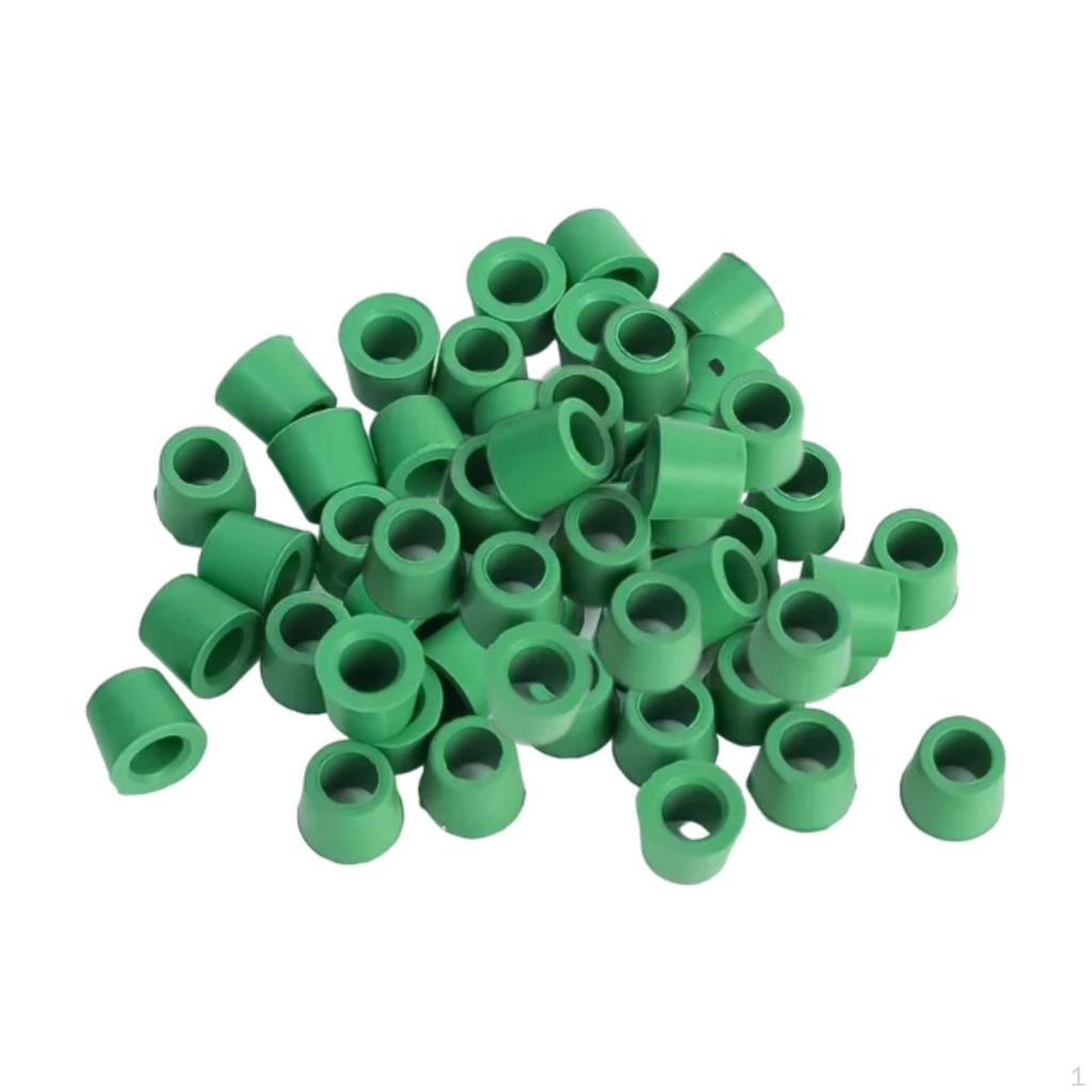 50Pcs Air Conditioning Charging Hose Rubber Gaskets 8mmx9mm Replacement Part Sealing O Rings for Car