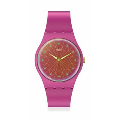 Наручные часы Swatch FANTASTIC FUCHSIA SO28P110 Розовые