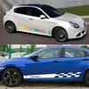 Виниловые наклейки на боковые юбки автомобиля для Alfa Romeo Giulietta, гоночные спортивные графические наклейки, автомобильные декали, аксессуары для тюнинга автомобилей SUV