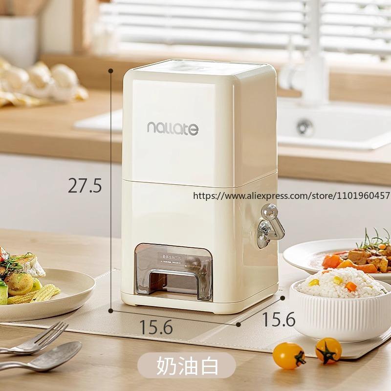 Мерное ведро для хранения риса для дома, герметичный, защищенный от насекомых, влагостойкий контейнер для зерна - многоцелевой органайзер